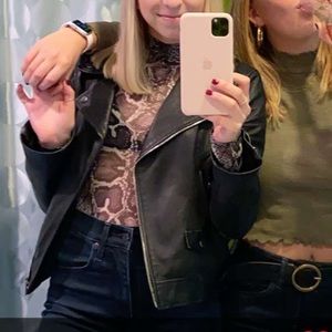 Pretty Little Thing Snakeskin Top